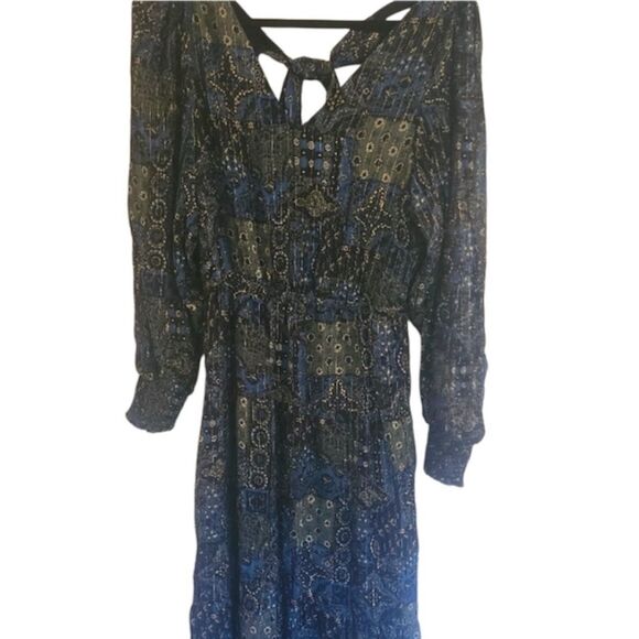 Sézane Prunelle Silk Midi Dress in Arizona Print Size 34/US 2 - Picture 9 of 14